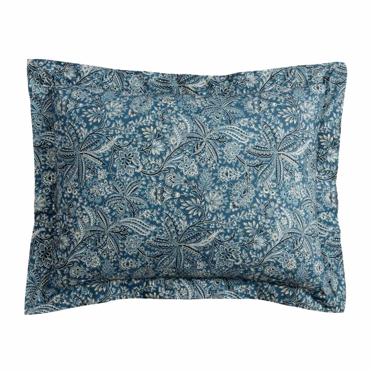 Pottery Barn Merrit Paisley Shams Blue Multi - Standard